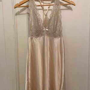 Victoria's Secret | Vintage Satin and Lace Chemise | Size SM